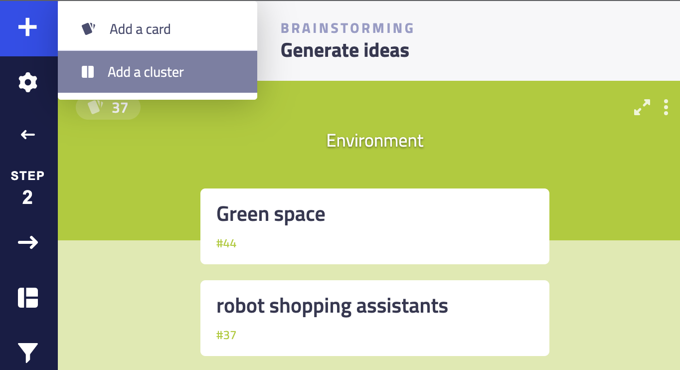 add a cluster as a facilitator